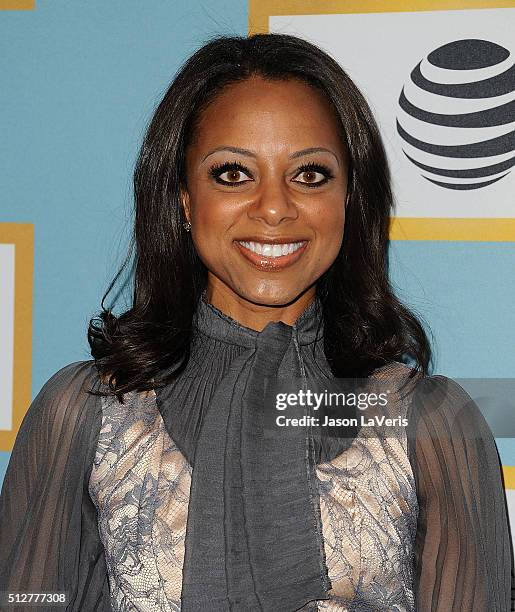 Nischelle Turner attends the Essence 9th annual Black Women In Hollywood event at the Beverly Wilshire Four Seasons Hotel on February 25, 2016 in...