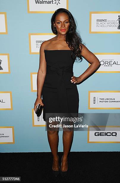 Tika Sumpter attends the Essence 9th annual Black Women In Hollywood event at the Beverly Wilshire Four Seasons Hotel on February 25, 2016 in Beverly...