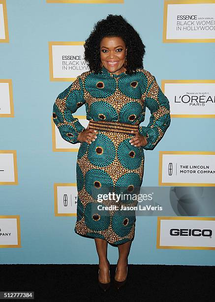 Actress Yvette Nicole Brown attends the Essence 9th annual Black Women In Hollywood event at the Beverly Wilshire Four Seasons Hotel on February 25,...