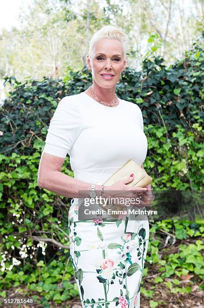 Actress/model Brigitte Nielsen attends the German Oscar nominees reception at the Villa Aurora on February 27, 2016 in Pacific Palisades, California.