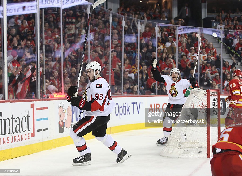 Ottawa Senators v Calgary Flames