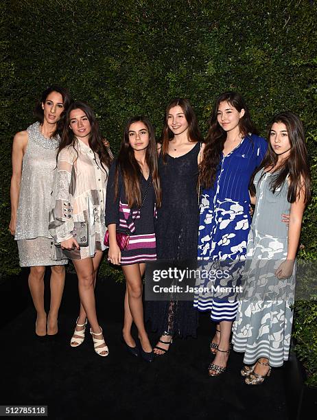 Director Deniz Erguven, actresses Elit Iscane, Günes Sensoy, Ilayda Akdogan, Tugba Sunguroglu and Doga Zeynep Doguslu attend the Charles Finch and...