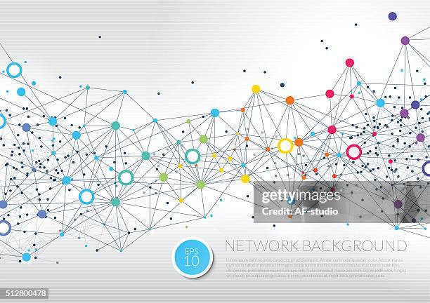 abstract network background - global data abstract stock illustrations