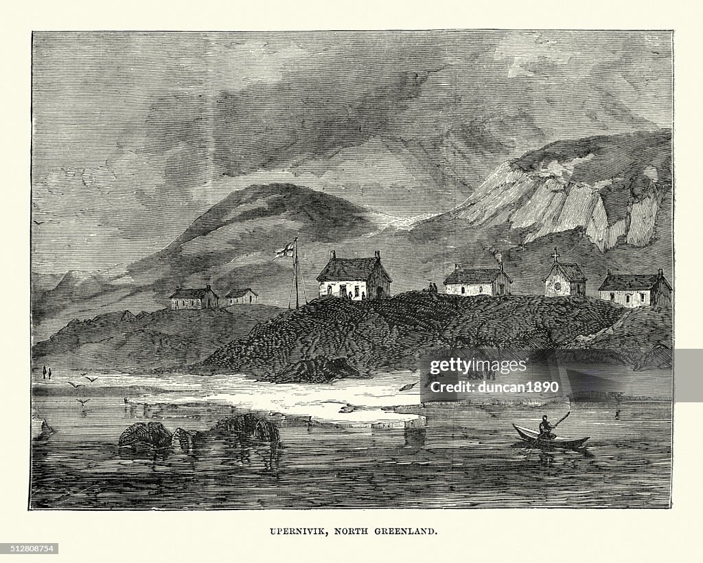 Upernavik, Greenland in the 19th Century