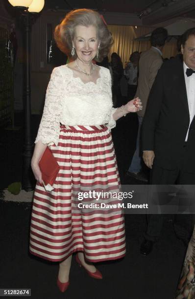 Raine Spencer attends the "Made In Italy" party at Harrods to launch their new Italian ranges, in Knightsbridge on September 9, 2004 in London.