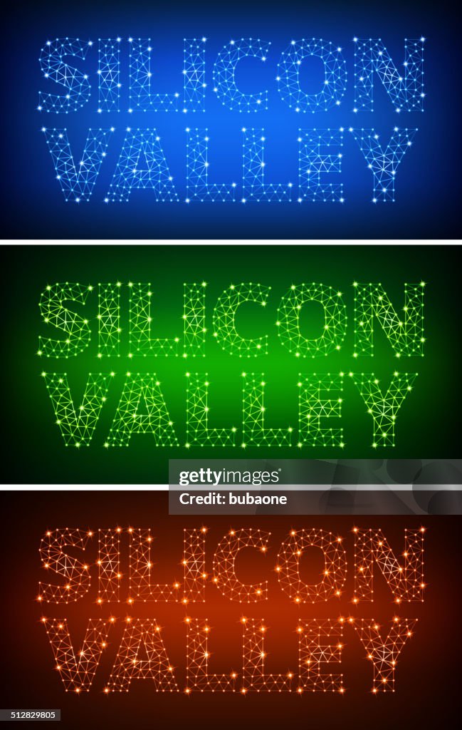 SilVector Ícone de Computador Valley no triângulo conjunto de Placa de circuito de cores