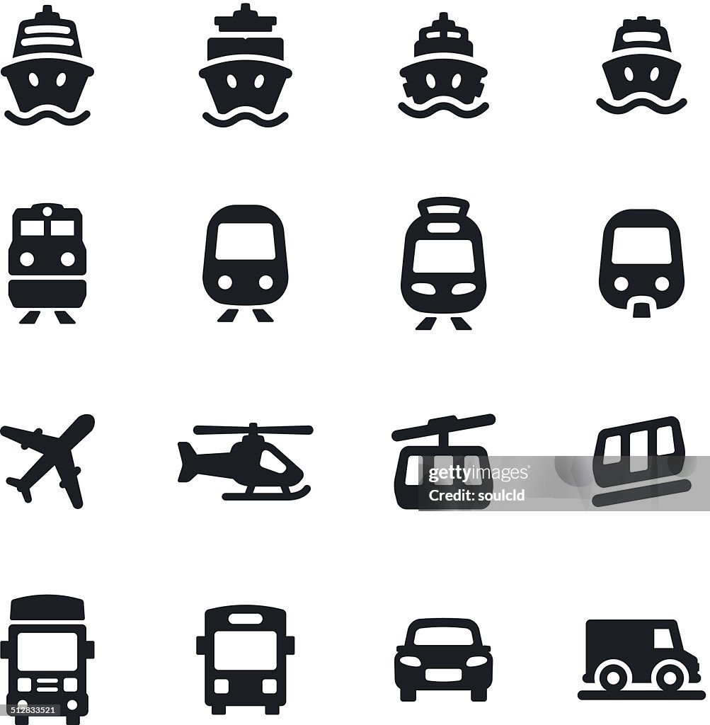 Transportation Icons