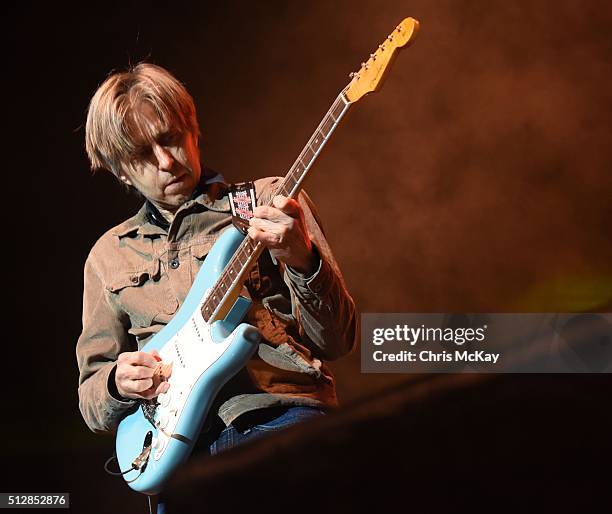 Eric Johnson performs at Fox Theater on February 27, 2016 in Atlanta, Georgia.