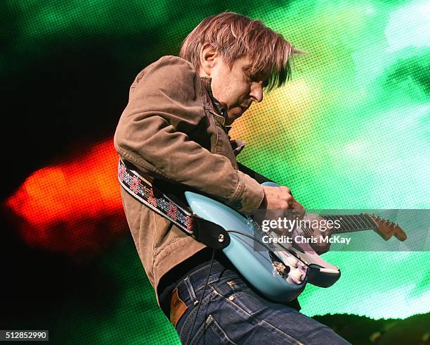 Eric Johnson performs at Fox Theater on February 27, 2016 in Atlanta, Georgia.