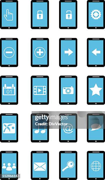 Mobile Phone Buttons Set High-Res Vector Graphic - Getty Images