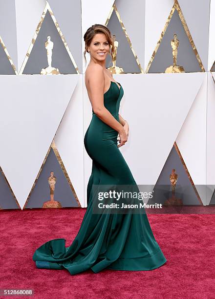 Personality Stephanie Bauer attends the 88th Annual Academy Awards at Hollywood & Highland Center on February 28, 2016 in Hollywood, California.