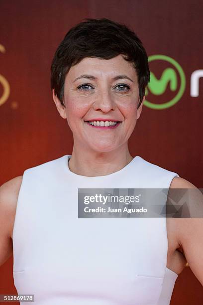 Eva Hache attends Oscars Party at Principio Pio Theater on February 28, 2016 in Madrid, Spain.