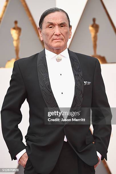 Actor Duane Howard attends the 88th Annual Academy Awards at Hollywood & Highland Center on February 28, 2016 in Hollywood, California.