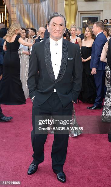 Actor Duane Howard arrives on the red carpet for the 88th Oscars on February 28, 2016 in Hollywood, California. AFP PHOTO / ANGELA WEISS / AFP /...