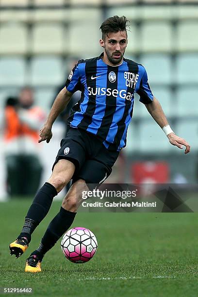 Marco D'Alessandro of Atalanta BC in action during the Serie A match between Carpi FC and Atalanta BC at Alberto Braglia Stadium on February 28, 2016...