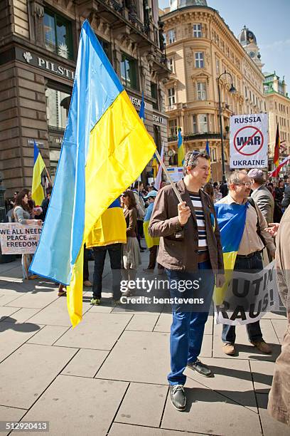 ukraine and russia protests - benstevens stock pictures, royalty-free photos & images