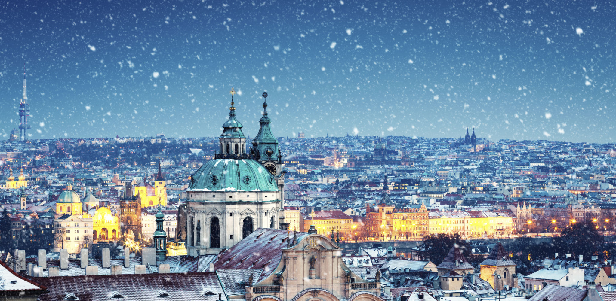 winter wedding prague