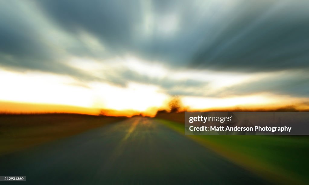 Speed and Motion in Dramatic Light