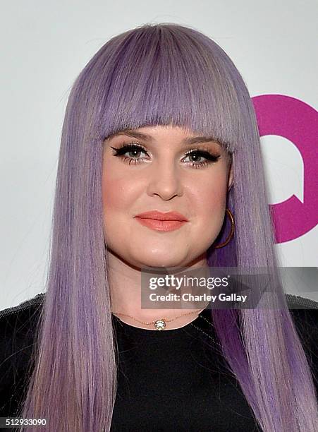 Personality Kelly Osbourne attends Neuro at the 24th Annual Elton John AIDS Foundation's Oscar Viewing Party at The City of West Hollywood Park on...