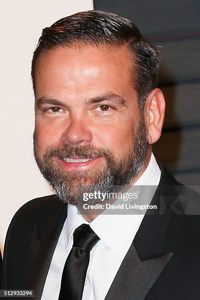 News Corp Lachlan Murdoch arrive at the 2016 Vanity Fair Oscar Party Hosted by Graydon Carter at the Wallis Annenberg Center for the Performing Arts...