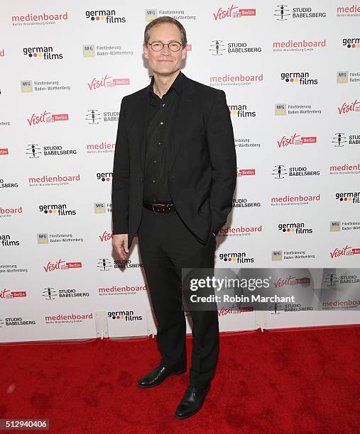 Mayor of Berlin Michael Muller attends Studio Babelsberg Oscars Screening Reception on February 28, 2016 in Los Angeles, California.