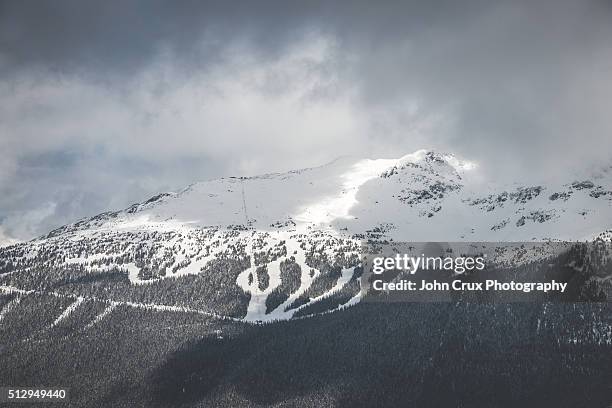 seventh heaven - whistler-blackcomb-ski-resort stock pictures, royalty-free photos & images