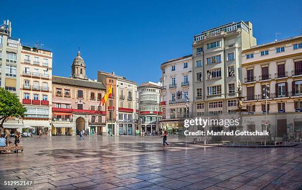 plaza de la consitucion malaga - città di málaga foto e immagini stock