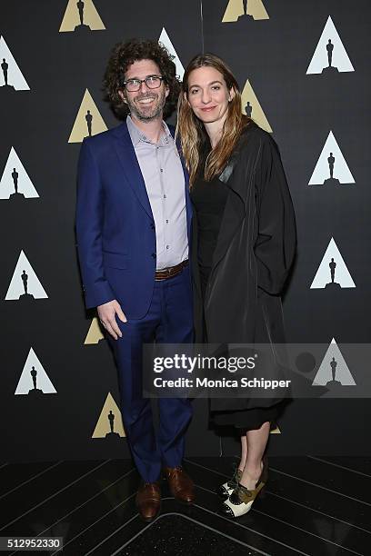 Guests attend the Oscar Night New York Viewing Party Hosted By The Academy Of Motion Picture Arts And Sciences at The Rainbow Room on February 28,...