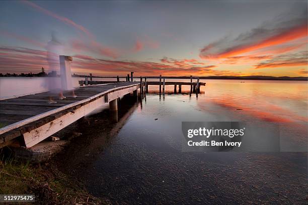 the ghost of lake macquarie - macquarie stock pictures, royalty-free photos & images