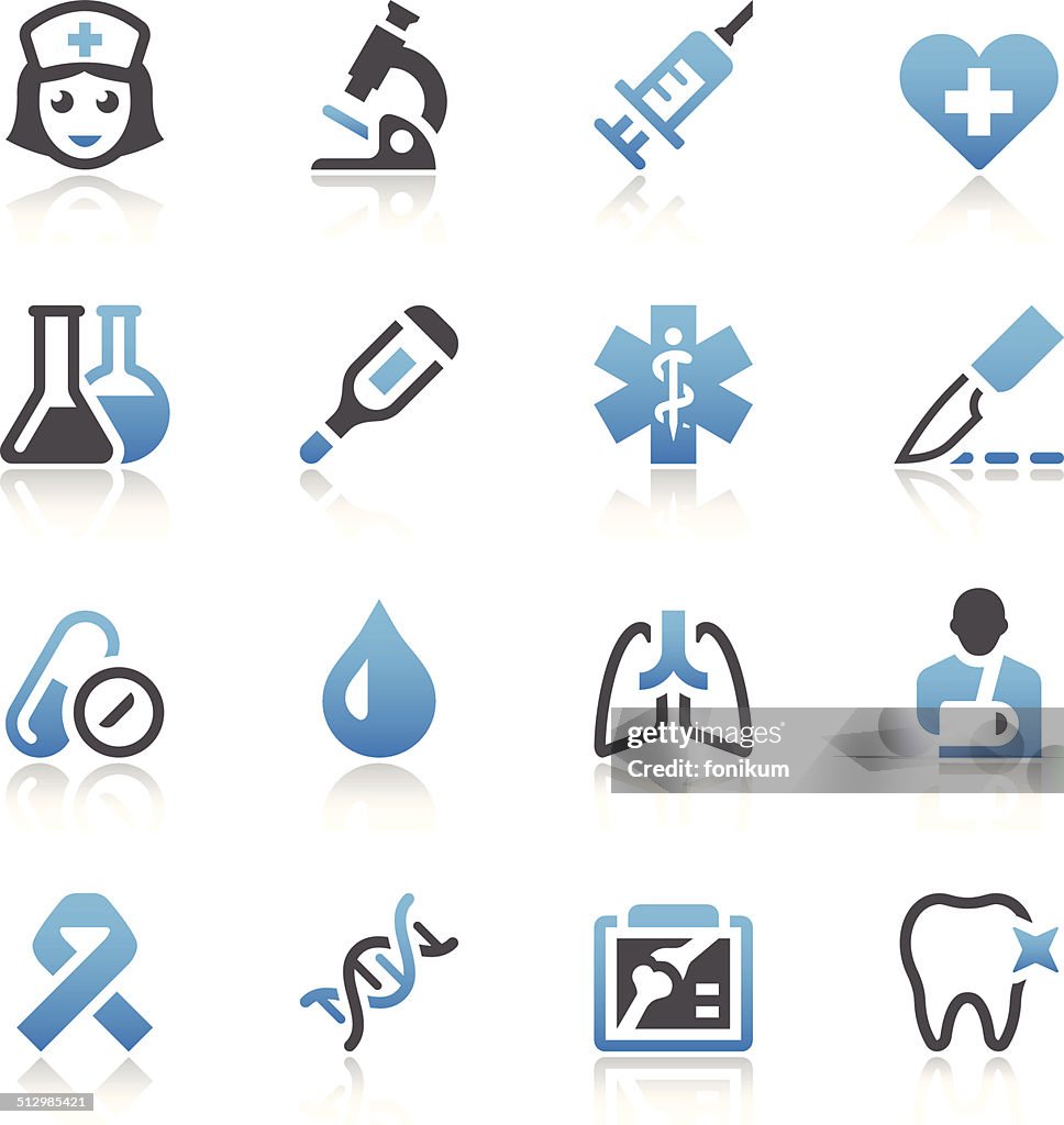 Healthcare & Medicine Icon Set