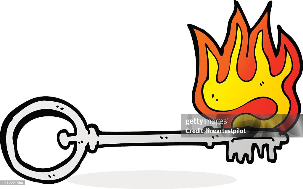 Hot Key Icon Vector Cartoon Hot Key High-Res Vector Graphic - Getty Images