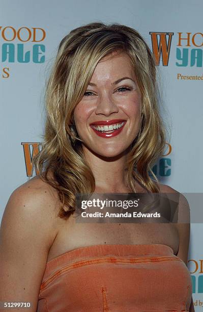 Actress Wendi Kenya attends the W Hollywood Yard Sale Preview Brunch on September 12, 2004 at a private residence in Los Angeles, California. The...