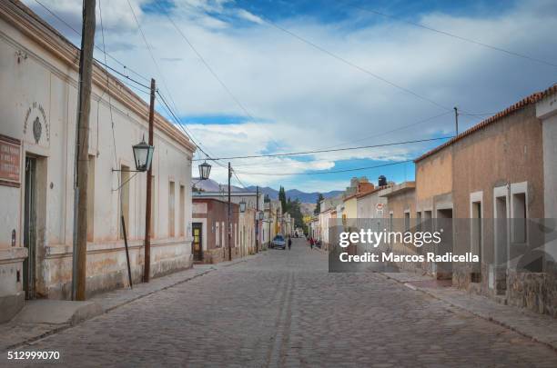 humahuaca street view, jujuy province, argentina (2015) - jujuy province stock pictures, royalty-free photos & images