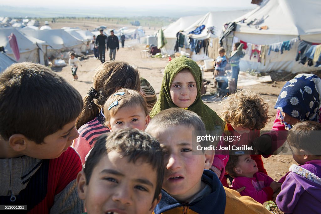 Sirio los refugiados en siria