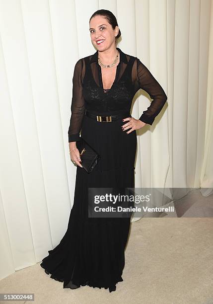 Actress Gisella Marengo attends Bulgari at the 24th Annual Elton John AIDS Foundation's Oscar Viewing Party at The City of West Hollywood Park on...