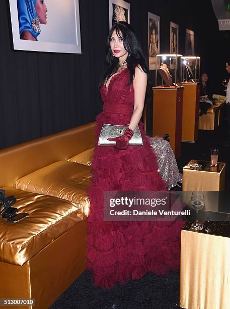 Demet Oger attends Bulgari at the 24th Annual Elton John AIDS Foundation's Oscar Viewing Party at The City of West Hollywood Park on February 28,...