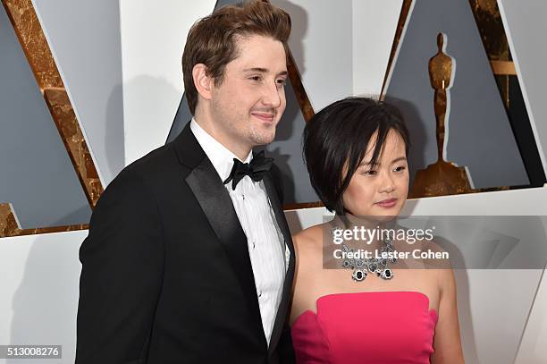 Filmmaker Duke Johnson and producer Rosa Tran attend the 88th Annual Academy Awards at Hollywood & Highland Center on February 28, 2016 in Hollywood,...