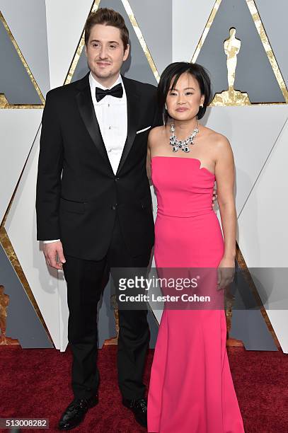 Filmmaker Duke Johnson and producer Rosa Tran attend the 88th Annual Academy Awards at Hollywood & Highland Center on February 28, 2016 in Hollywood,...