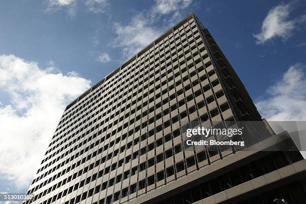 The Reserve Bank of Australia headquarters stands in Sydney, Australia, on Monday, Feb. 29, 2016. Australian wage rises are the smallest on record,...