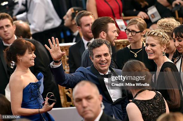 Actor Mark Ruffalo attends the 88th Annual Academy Awards at Hollywood & Highland Center on February 28, 2016 in Hollywood, California.