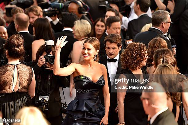 Actress Sofia Vergara attends the 88th Annual Academy Awards at Hollywood & Highland Center on February 28, 2016 in Hollywood, California.