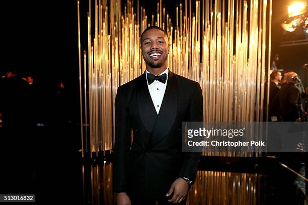 Actor Michael B. Jordan attends the 88th Annual Academy Awards at Dolby Theatre on February 28, 2016 in Hollywood, California.