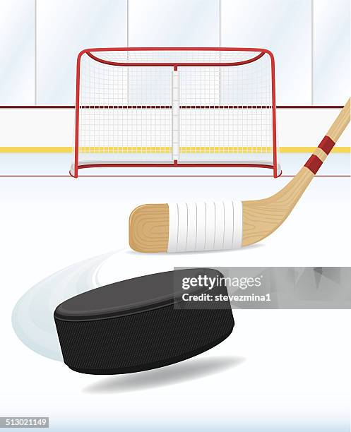 illustrazioni stock, clip art, cartoni animati e icone di tendenza di hockey - goalie stick