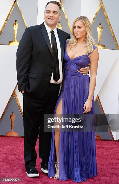 Producer Michael Sugar and Lauren Sugar attend the 88th Annual Academy Awards at Hollywood & Highland Center on February 28, 2016 in Hollywood,...