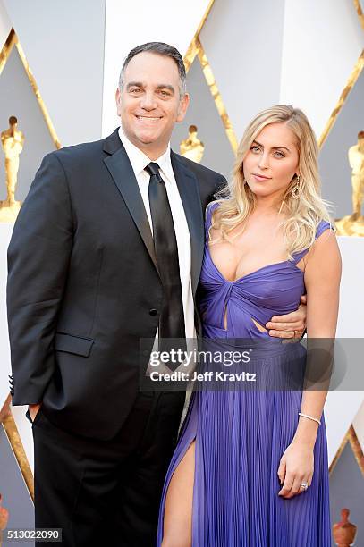 Producer Michael Sugar and Lauren Sugar attend the 88th Annual Academy Awards at Hollywood & Highland Center on February 28, 2016 in Hollywood,...