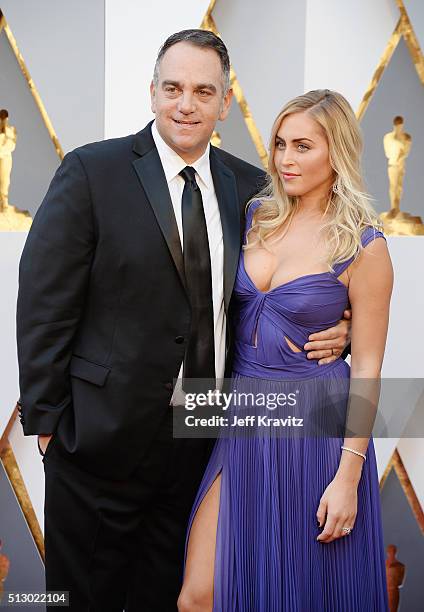 Producer Michael Sugar and Lauren Sugar attend the 88th Annual Academy Awards at Hollywood & Highland Center on February 28, 2016 in Hollywood,...