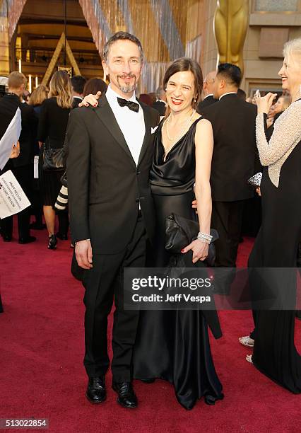 Sound mixer Stuart Wilson attends the 88th Annual Academy Awards at Hollywood & Highland Center on February 28, 2016 in Hollywood, California.