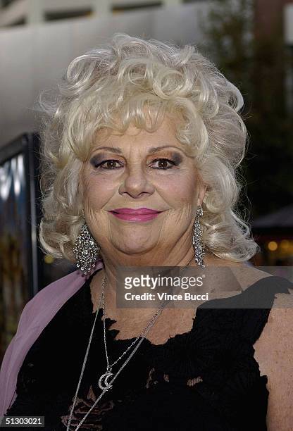 Actress Renee Taylor attends the premiere of National Lampoon's Gold Diggers on September 13, 2004 at the Grove in Los Angeles, California.
