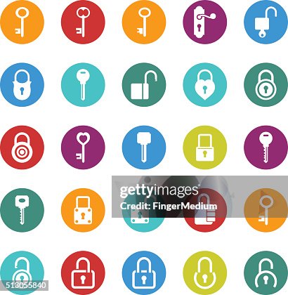Lock icon set Lock icon set