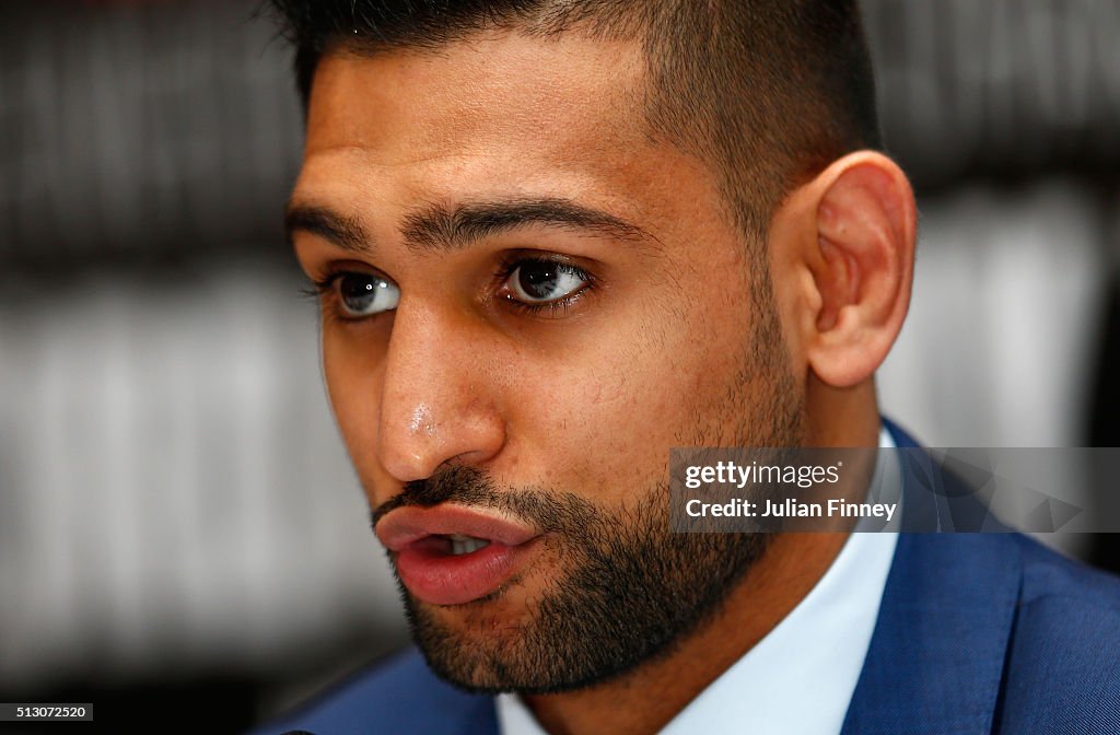 Amir Khan and Canelo Alvarez Press Conference